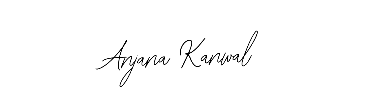 How to make Anjana Kanwal name signature. Use Bearetta-2O07w style for creating short signs online. This is the latest handwritten sign. Anjana Kanwal signature style 12 images and pictures png