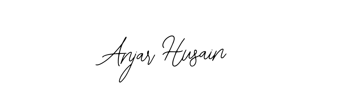 Use a signature maker to create a handwritten signature online. With this signature software, you can design (Bearetta-2O07w) your own signature for name Anjar Husain. Anjar Husain signature style 12 images and pictures png