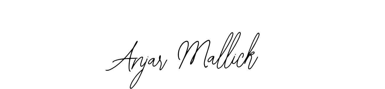 How to make Anjar Mallick signature? Bearetta-2O07w is a professional autograph style. Create handwritten signature for Anjar Mallick name. Anjar Mallick signature style 12 images and pictures png