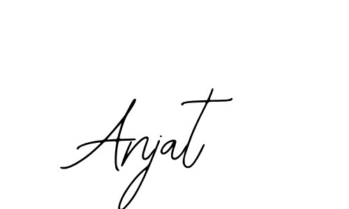 The best way (Bearetta-2O07w) to make a short signature is to pick only two or three words in your name. The name Anjat include a total of six letters. For converting this name. Anjat signature style 12 images and pictures png