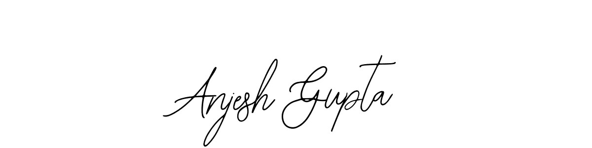 Also You can easily find your signature by using the search form. We will create Anjesh Gupta name handwritten signature images for you free of cost using Bearetta-2O07w sign style. Anjesh Gupta signature style 12 images and pictures png