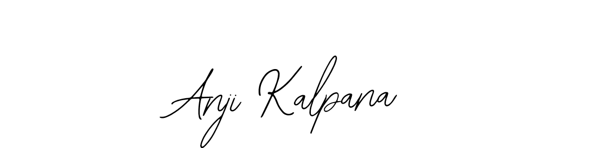 Also You can easily find your signature by using the search form. We will create Anji Kalpana name handwritten signature images for you free of cost using Bearetta-2O07w sign style. Anji Kalpana signature style 12 images and pictures png