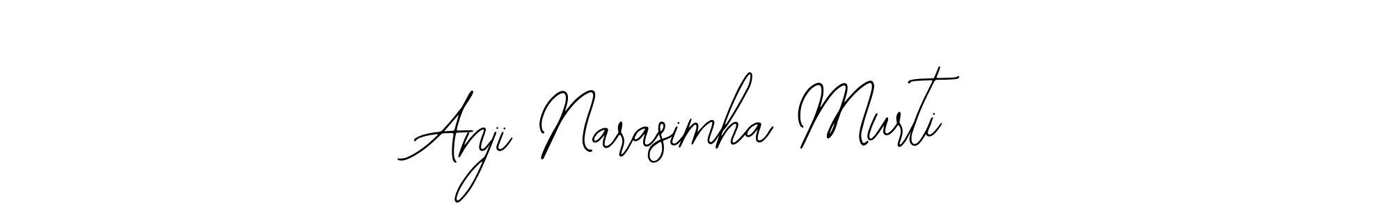 How to make Anji Narasimha Murti name signature. Use Bearetta-2O07w style for creating short signs online. This is the latest handwritten sign. Anji Narasimha Murti signature style 12 images and pictures png