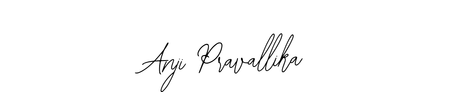Bearetta-2O07w is a professional signature style that is perfect for those who want to add a touch of class to their signature. It is also a great choice for those who want to make their signature more unique. Get Anji Pravallika name to fancy signature for free. Anji Pravallika signature style 12 images and pictures png