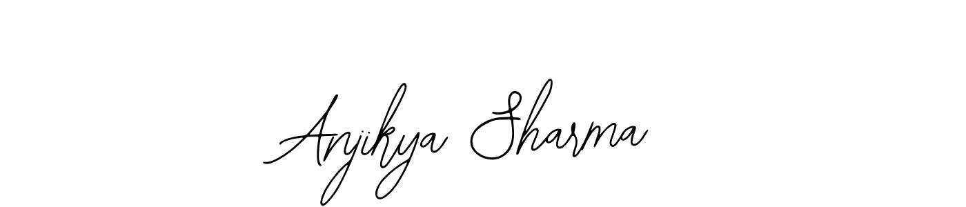 Also You can easily find your signature by using the search form. We will create Anjikya Sharma name handwritten signature images for you free of cost using Bearetta-2O07w sign style. Anjikya Sharma signature style 12 images and pictures png