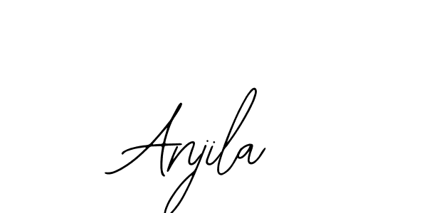 Also You can easily find your signature by using the search form. We will create Anjila name handwritten signature images for you free of cost using Bearetta-2O07w sign style. Anjila signature style 12 images and pictures png