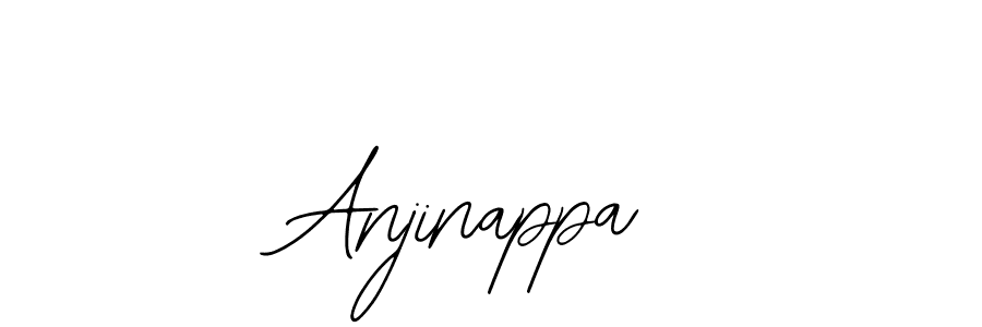 You should practise on your own different ways (Bearetta-2O07w) to write your name (Anjinappa) in signature. don't let someone else do it for you. Anjinappa signature style 12 images and pictures png
