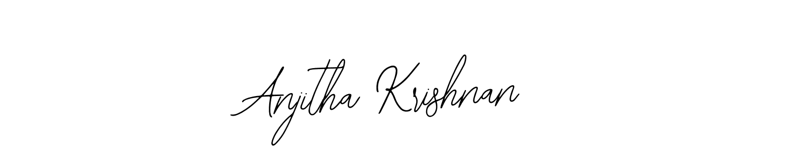 Make a beautiful signature design for name Anjitha Krishnan. Use this online signature maker to create a handwritten signature for free. Anjitha Krishnan signature style 12 images and pictures png