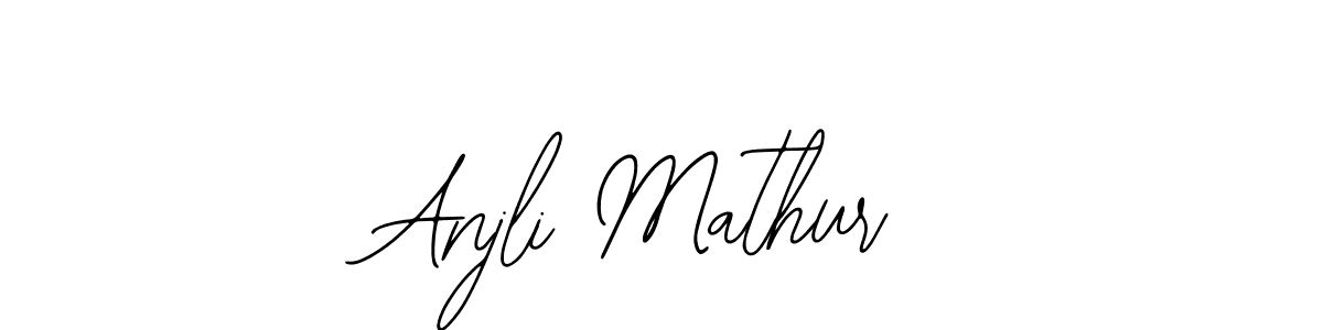 if you are searching for the best signature style for your name Anjli Mathur. so please give up your signature search. here we have designed multiple signature styles  using Bearetta-2O07w. Anjli Mathur signature style 12 images and pictures png