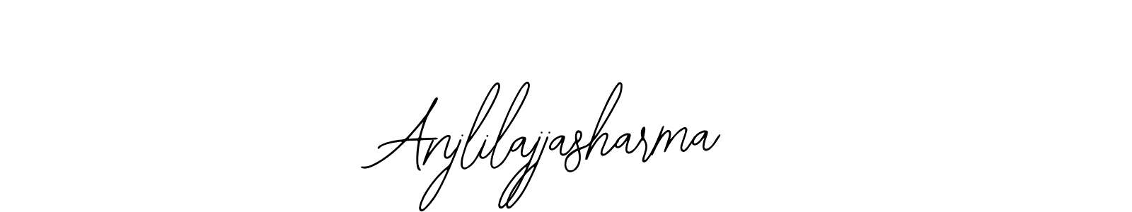 Bearetta-2O07w is a professional signature style that is perfect for those who want to add a touch of class to their signature. It is also a great choice for those who want to make their signature more unique. Get Anjlilajjasharma name to fancy signature for free. Anjlilajjasharma signature style 12 images and pictures png