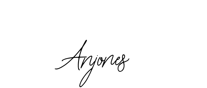 How to make Anjones name signature. Use Bearetta-2O07w style for creating short signs online. This is the latest handwritten sign. Anjones signature style 12 images and pictures png