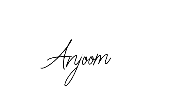 if you are searching for the best signature style for your name Anjoom. so please give up your signature search. here we have designed multiple signature styles  using Bearetta-2O07w. Anjoom signature style 12 images and pictures png