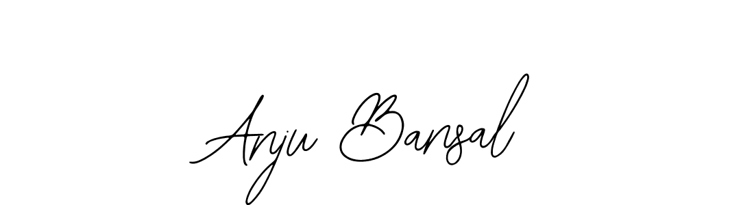 How to make Anju Bansal name signature. Use Bearetta-2O07w style for creating short signs online. This is the latest handwritten sign. Anju Bansal signature style 12 images and pictures png