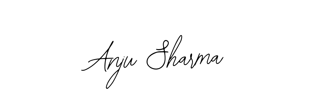 How to make Anju Sharma signature? Bearetta-2O07w is a professional autograph style. Create handwritten signature for Anju Sharma name. Anju Sharma signature style 12 images and pictures png