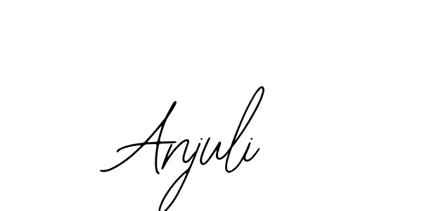 Use a signature maker to create a handwritten signature online. With this signature software, you can design (Bearetta-2O07w) your own signature for name Anjuli. Anjuli signature style 12 images and pictures png