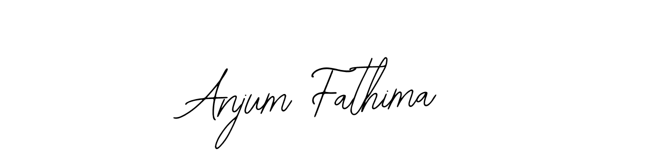 Design your own signature with our free online signature maker. With this signature software, you can create a handwritten (Bearetta-2O07w) signature for name Anjum Fathima. Anjum Fathima signature style 12 images and pictures png