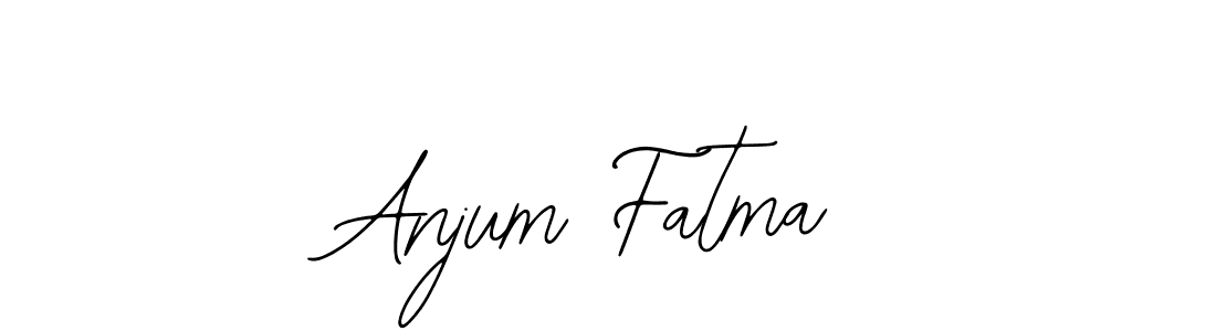 Make a short Anjum Fatma signature style. Manage your documents anywhere anytime using Bearetta-2O07w. Create and add eSignatures, submit forms, share and send files easily. Anjum Fatma signature style 12 images and pictures png