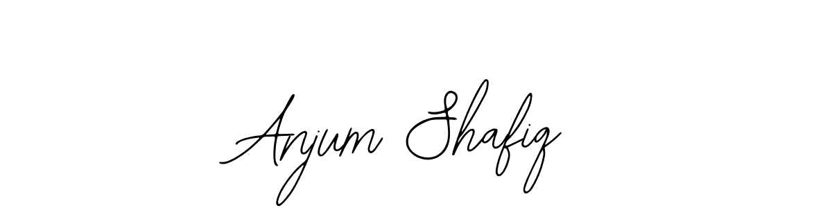 How to make Anjum Shafiq name signature. Use Bearetta-2O07w style for creating short signs online. This is the latest handwritten sign. Anjum Shafiq signature style 12 images and pictures png