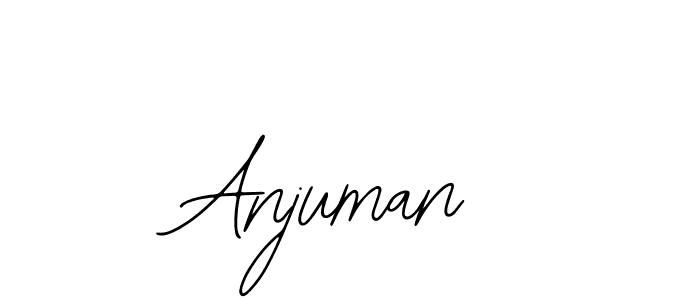 You should practise on your own different ways (Bearetta-2O07w) to write your name (Anjuman) in signature. don't let someone else do it for you. Anjuman signature style 12 images and pictures png