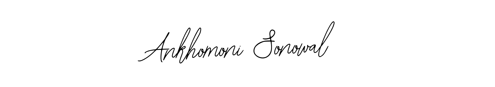 The best way (Bearetta-2O07w) to make a short signature is to pick only two or three words in your name. The name Ankhomoni Sonowal include a total of six letters. For converting this name. Ankhomoni Sonowal signature style 12 images and pictures png