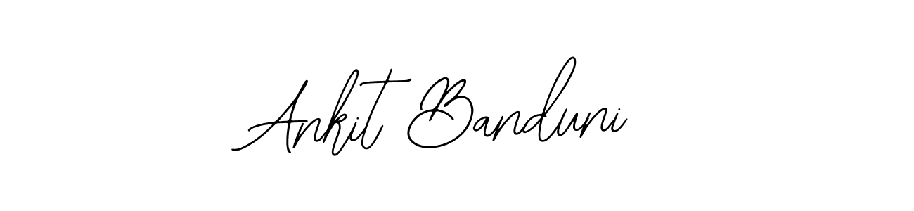 The best way (Bearetta-2O07w) to make a short signature is to pick only two or three words in your name. The name Ankit Banduni include a total of six letters. For converting this name. Ankit Banduni signature style 12 images and pictures png