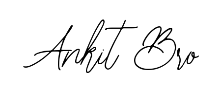 Designed for modern professionals: Ankit Bro name signature crafted with Bearetta-2O07w script. Ready for digital PDF workflows. Ankit Bro signature style 12 images and pictures png