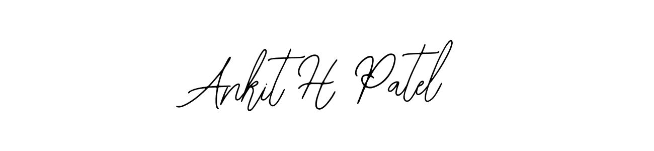 How to make Ankit H Patel signature? Bearetta-2O07w is a professional autograph style. Create handwritten signature for Ankit H Patel name. Ankit H Patel signature style 12 images and pictures png