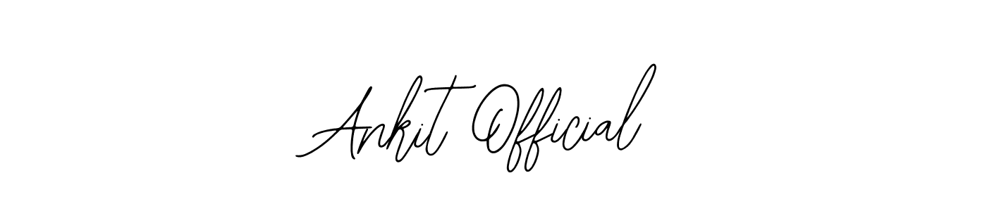 Also You can easily find your signature by using the search form. We will create Ankit Official name handwritten signature images for you free of cost using Bearetta-2O07w sign style. Ankit Official signature style 12 images and pictures png