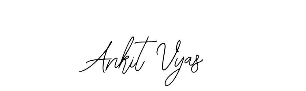 How to make Ankit Vyas name signature. Use Bearetta-2O07w style for creating short signs online. This is the latest handwritten sign. Ankit Vyas signature style 12 images and pictures png