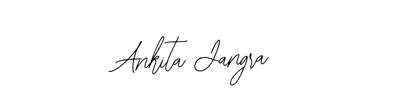 The best way (Bearetta-2O07w) to make a short signature is to pick only two or three words in your name. The name Ankita Jangra include a total of six letters. For converting this name. Ankita Jangra signature style 12 images and pictures png