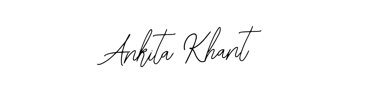 Use a signature maker to create a handwritten signature online. With this signature software, you can design (Bearetta-2O07w) your own signature for name Ankita Khant. Ankita Khant signature style 12 images and pictures png