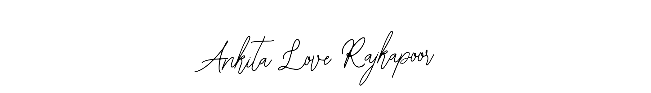 Also You can easily find your signature by using the search form. We will create Ankita Love Rajkapoor name handwritten signature images for you free of cost using Bearetta-2O07w sign style. Ankita Love Rajkapoor signature style 12 images and pictures png