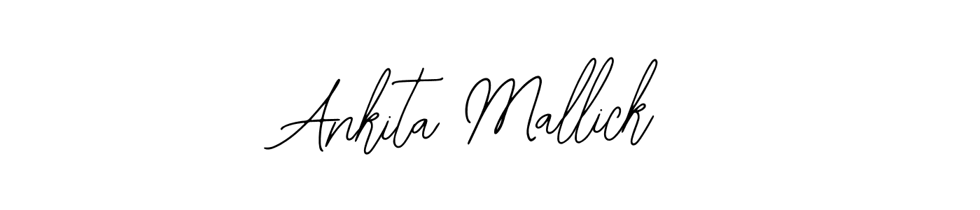 How to make Ankita Mallick name signature. Use Bearetta-2O07w style for creating short signs online. This is the latest handwritten sign. Ankita Mallick signature style 12 images and pictures png