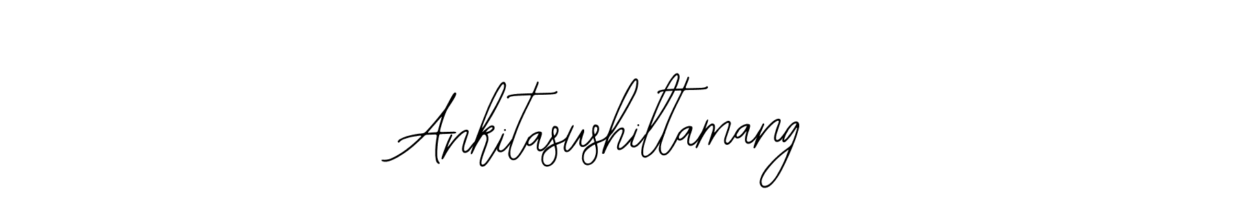 How to Draw Ankitasushiltamang signature style? Bearetta-2O07w is a latest design signature styles for name Ankitasushiltamang. Ankitasushiltamang signature style 12 images and pictures png