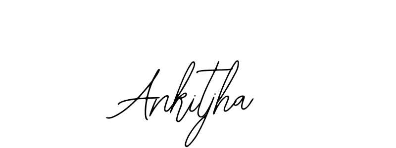 Create a beautiful signature design for name Ankitjha. With this signature (Bearetta-2O07w) fonts, you can make a handwritten signature for free. Ankitjha signature style 12 images and pictures png