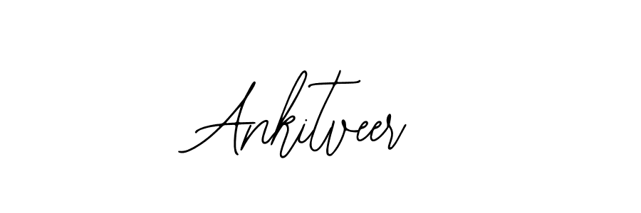 How to make Ankitveer signature? Bearetta-2O07w is a professional autograph style. Create handwritten signature for Ankitveer name. Ankitveer signature style 12 images and pictures png