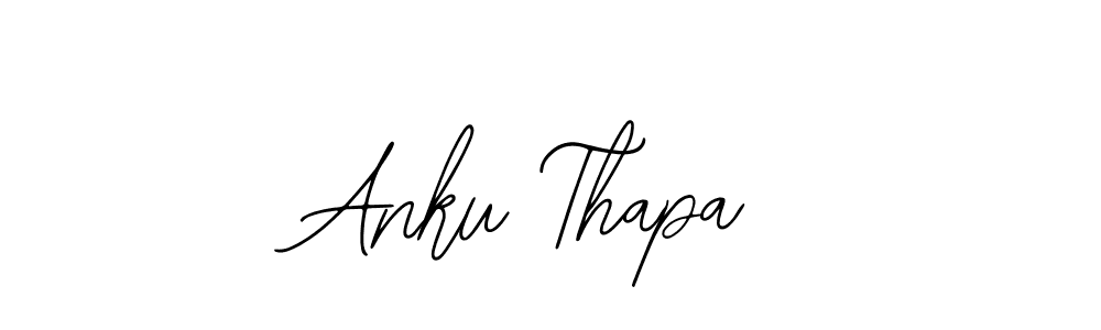 Similarly Bearetta-2O07w is the best handwritten signature design. Signature creator online .You can use it as an online autograph creator for name Anku Thapa. Anku Thapa signature style 12 images and pictures png