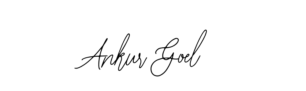 How to make Ankur Goel name signature. Use Bearetta-2O07w style for creating short signs online. This is the latest handwritten sign. Ankur Goel signature style 12 images and pictures png