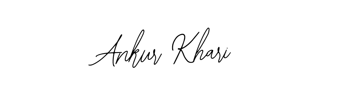 How to make Ankur Khari name signature. Use Bearetta-2O07w style for creating short signs online. This is the latest handwritten sign. Ankur Khari signature style 12 images and pictures png