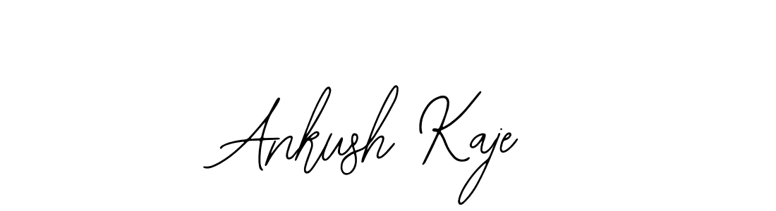 How to make Ankush Kaje name signature. Use Bearetta-2O07w style for creating short signs online. This is the latest handwritten sign. Ankush Kaje signature style 12 images and pictures png