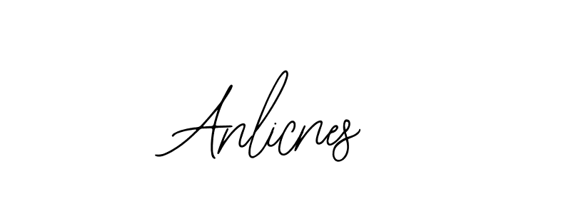 How to make Anlicnes signature? Bearetta-2O07w is a professional autograph style. Create handwritten signature for Anlicnes name. Anlicnes signature style 12 images and pictures png