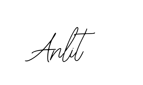 Anlit stylish signature style. Best Handwritten Sign (Bearetta-2O07w) for my name. Handwritten Signature Collection Ideas for my name Anlit. Anlit signature style 12 images and pictures png