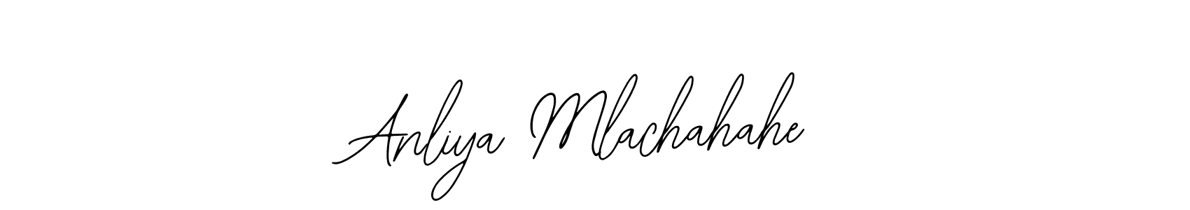 It looks lik you need a new signature style for name Anliya Mlachahahe. Design unique handwritten (Bearetta-2O07w) signature with our free signature maker in just a few clicks. Anliya Mlachahahe signature style 12 images and pictures png