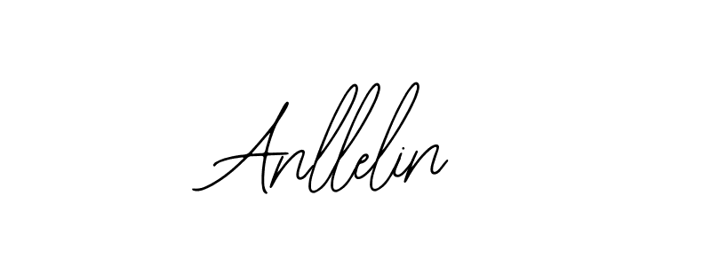 How to make Anllelin name signature. Use Bearetta-2O07w style for creating short signs online. This is the latest handwritten sign. Anllelin signature style 12 images and pictures png