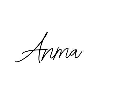 You should practise on your own different ways (Bearetta-2O07w) to write your name (Anma) in signature. don't let someone else do it for you. Anma signature style 12 images and pictures png