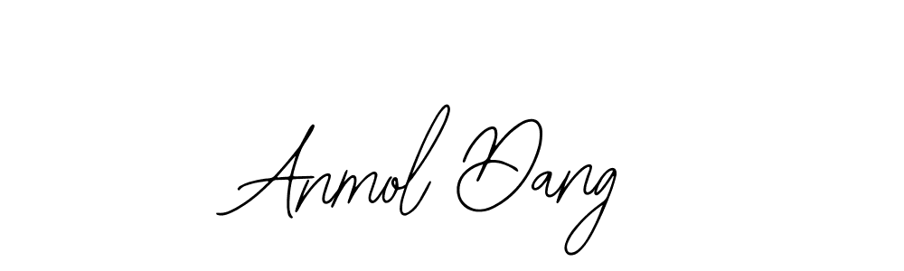 How to make Anmol Dang signature? Bearetta-2O07w is a professional autograph style. Create handwritten signature for Anmol Dang name. Anmol Dang signature style 12 images and pictures png