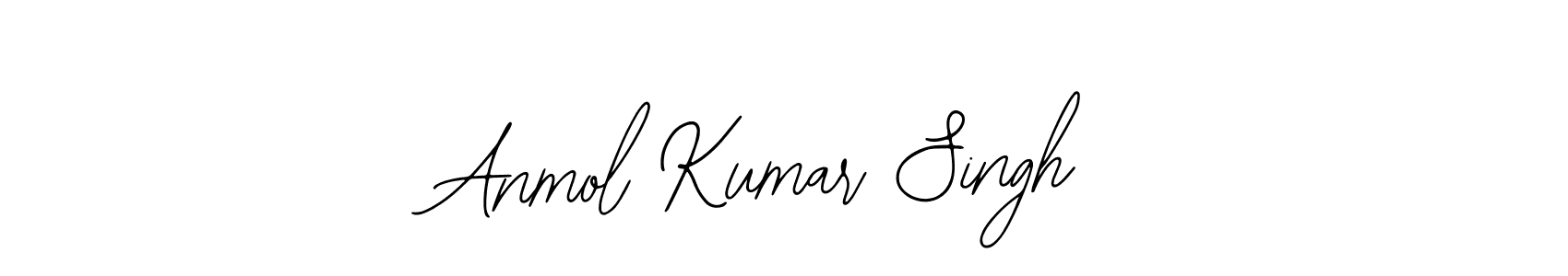 How to make Anmol Kumar Singh name signature. Use Bearetta-2O07w style for creating short signs online. This is the latest handwritten sign. Anmol Kumar Singh signature style 12 images and pictures png