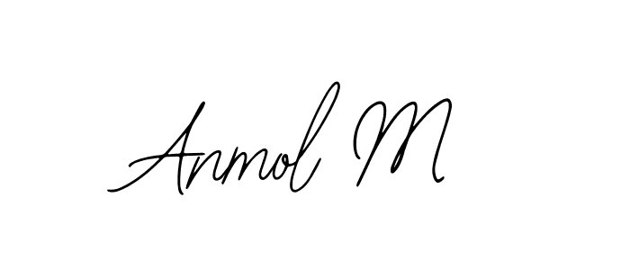 Create a beautiful signature design for name Anmol M. With this signature (Bearetta-2O07w) fonts, you can make a handwritten signature for free. Anmol M signature style 12 images and pictures png