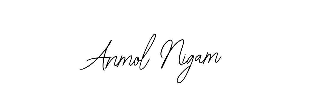 How to make Anmol Nigam signature? Bearetta-2O07w is a professional autograph style. Create handwritten signature for Anmol Nigam name. Anmol Nigam signature style 12 images and pictures png