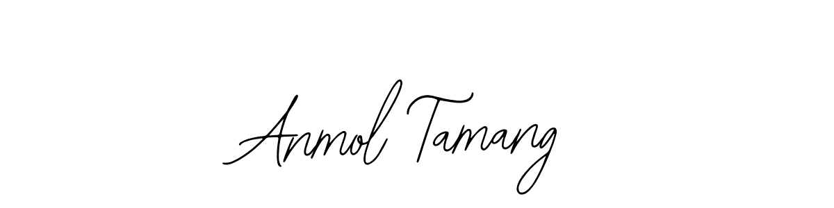 Use a signature maker to create a handwritten signature online. With this signature software, you can design (Bearetta-2O07w) your own signature for name Anmol Tamang. Anmol Tamang signature style 12 images and pictures png